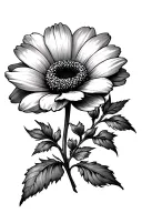 Flower with names Matt and Heather as stem and using names Charity, Sadey, Sarah, Amelia, Jacob, Madison, and Mathias as tattoo design idea