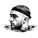 mac miller album "swimming" tattoo design idea