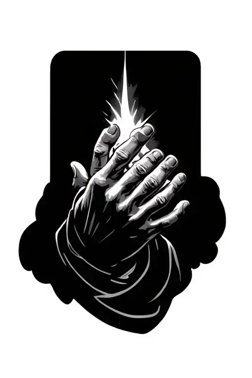 In the Bible, hands symbolize power, action, authority, and divine intervention. They can also represent blessing, guida tattoo design idea