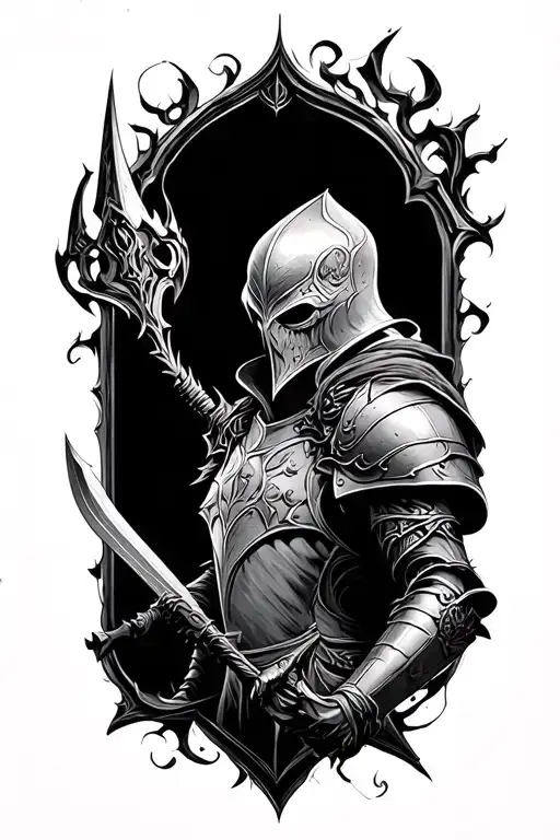 dark souls 3 tattoo design idea