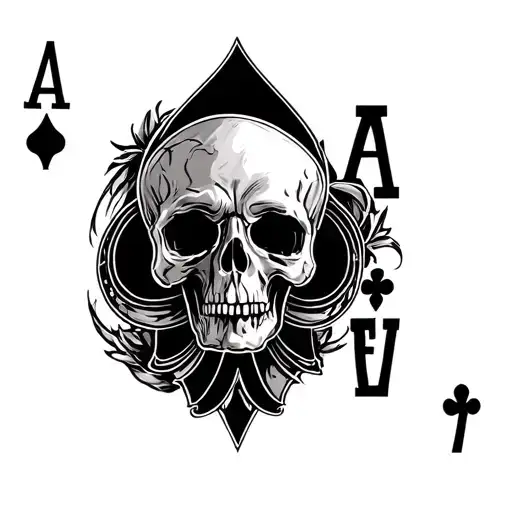 Aces And Eights tattoo design idea