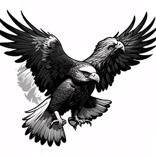 Wedge Tailed Eagle tattoo design idea