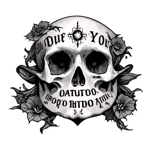 Ouija tattoo design idea