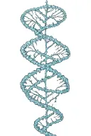 family tree dna strand merging tattoo design idea