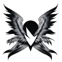 v line tattoo design idea