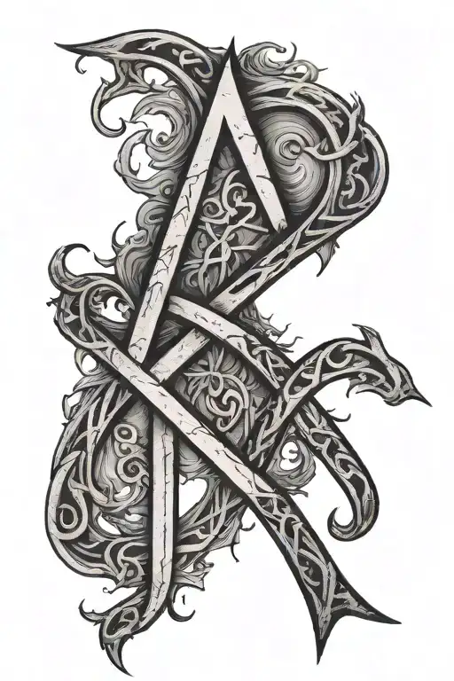 Bind Rune tattoo design idea