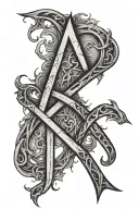 Bind Rune tattoo design idea