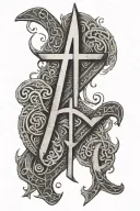 Bind Rune tattoo design idea