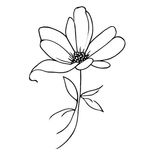 ectopic pregnancy loss grief flower tattoo design idea