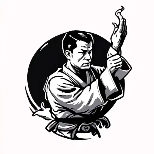 judo tattoo design idea