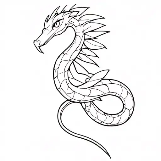The Pokémon Serperior tattoo, forearm tattoo, keeps getter stronger, leaf storm tattoo design idea