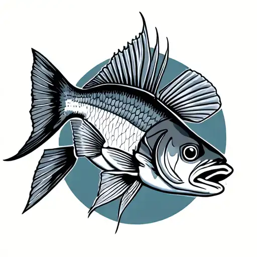 Bonefish tattoo design idea