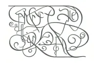 arabic calligraphy tattoo design idea