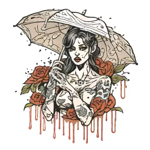 Rain will hide your tears Shower will hide our poses If you give me blood - I don't give a shit about aesthetics Blood will hide Contex with anesthetic tattoo design idea