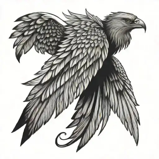 fourth wing tattoo tattoo design idea