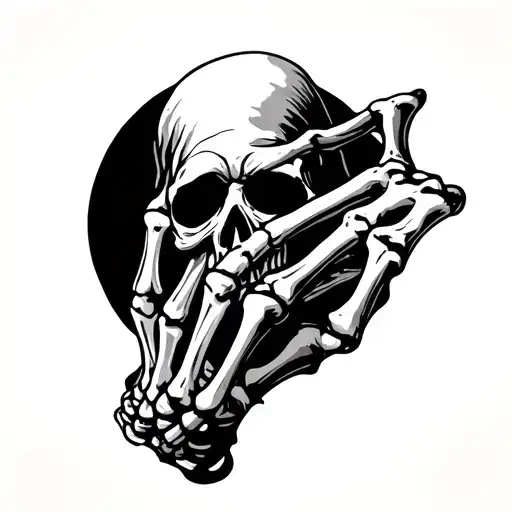 grim reaper forearm tattoo with a skeleton hand tatoo tattoo design idea