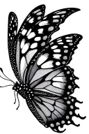 Catch Dream Butterfly tattoo design idea