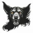 black ops zombies hell hound tattoo design idea