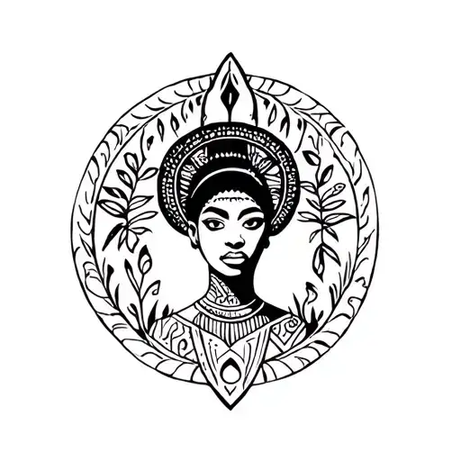 african Ubuntu philosophy tattoo design idea