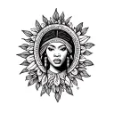 african Ubuntu philosophy tattoo design idea