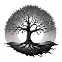 Tree Of Life with john 3:16 on it  tattoo design idea