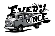"Every Ounce" Campervan tattoo design idea