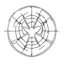 something that would reference captain Americas shield, iron mans arc reactor and spiderman mask tattoo design idea