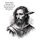 Psalm 23 tattoo design idea