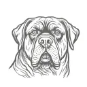 rottweiler breed tattoo design idea