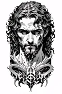 Constantine enters hell tattoo design idea