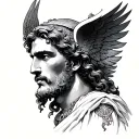 Saint Raphael tattoo design idea