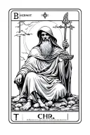 The Hermit tarot tattoo design idea