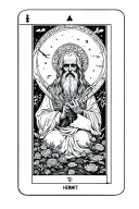 The Hermit tarot tattoo design idea