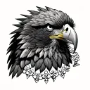 Mexican Eagle tattoo design idea