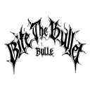 "Bite The Bullet" "Bite The Bullet" Blackwork Dark Lettering Calligraphy Chaotic Hardcore, Soft-Edge, High-Contrast Black Ink Expressive tattoo design idea