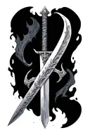 Viking Sword tattoo design idea