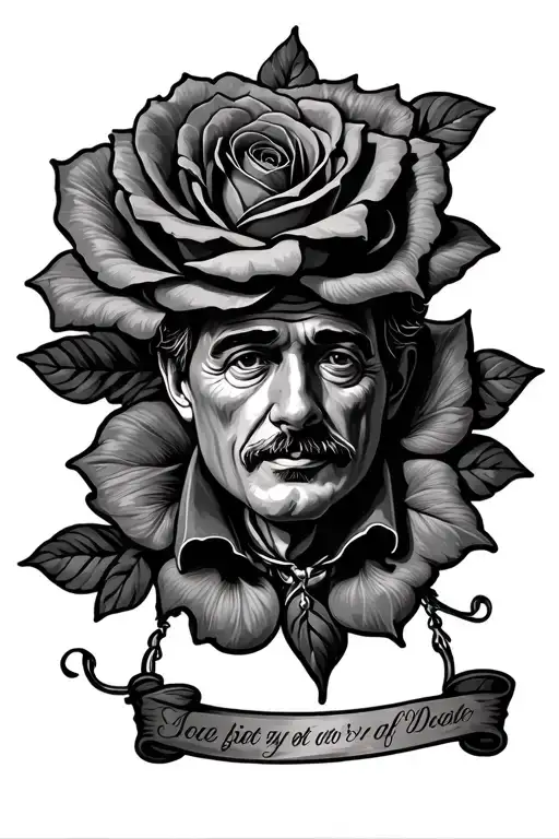 memorial tattoo for dad tattoo design idea