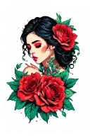 a tattoo that represents lust pride tattoo design idea