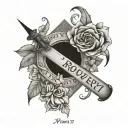 Proverbs 17:17 tattoo design idea