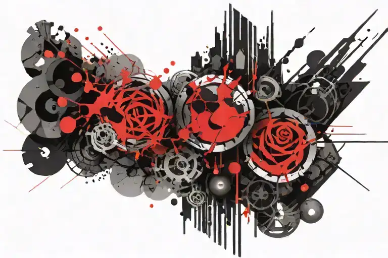 magic the gathering inspired tattoo design idea