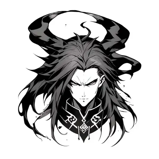 demon slayer, yugioh, full metal alchemist brotherhood  tattoo design idea