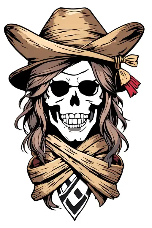 Straw Hat Pirates tattoo design idea