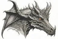 jersey devil face tattoo design idea