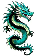 fancy dragon tattoo tattoo design idea