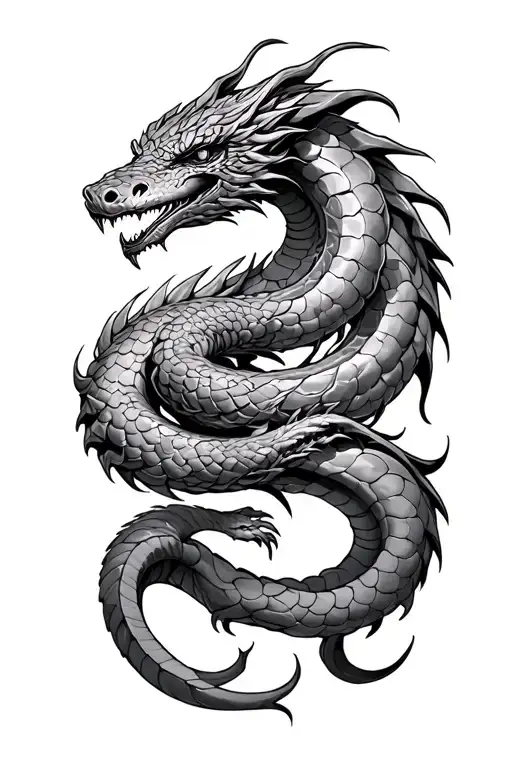 Jormungandr tattoo design idea