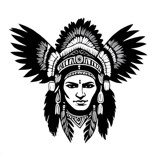 choctaw & seminole tattoo design idea