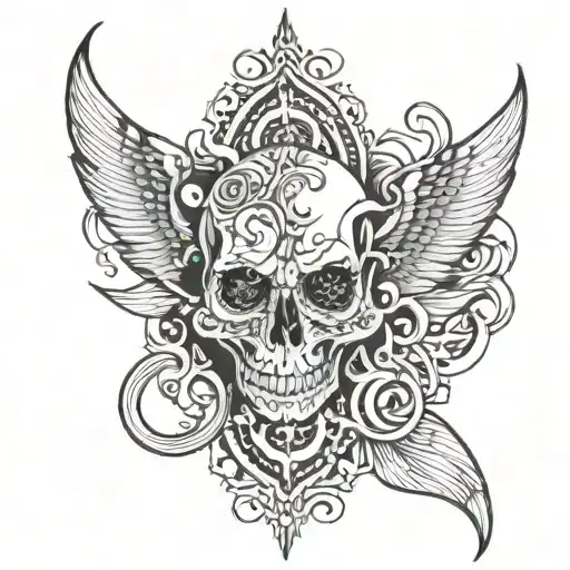 gap filler tattoo design idea