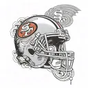49ers tattoo design idea