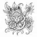 how lucky are we tattoo design idea