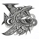 Aviation  tattoo design idea